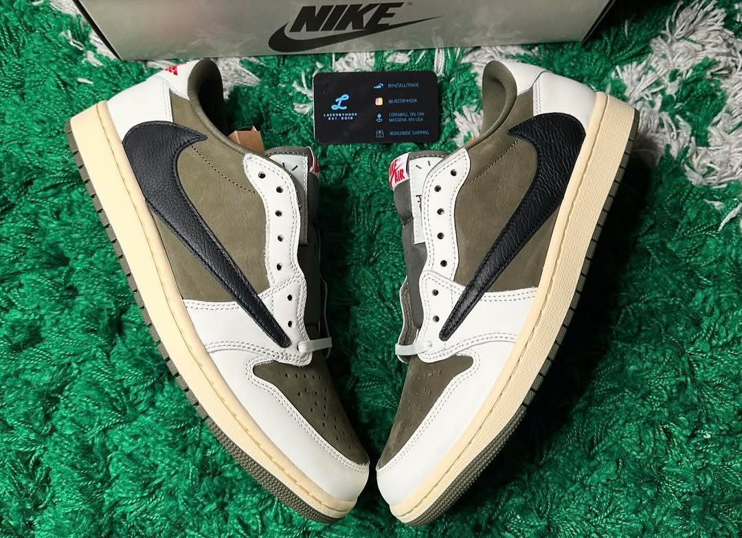 Close-up details used to inspect footwear